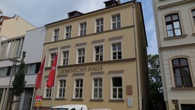 Außenansicht des Liebknecht-Hauses, in dem sich das Wahlkreisbüro von Sören Pellmann in der Südvorstadt befindet.